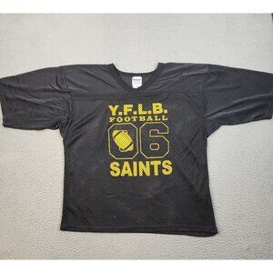 Vintage Riddell Practice Jersey Adult Extra Large Youth Football Mesh Black